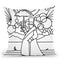 Umbrella Beach Man Throw Pillow By Howie Green - All About Vibe