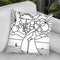 Umbrella Beach Man Throw Pillow By Howie Green - All About Vibe