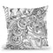 Carousel Pony 1 Lineart Throw Pillow By Howie Green - All About Vibe