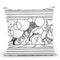 Circle Tree Landscape Lineart Throw Pillow By Howie Green - All About Vibe