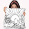 Cosmic Boat Color Throw Pillow By Howie Green - All About Vibe