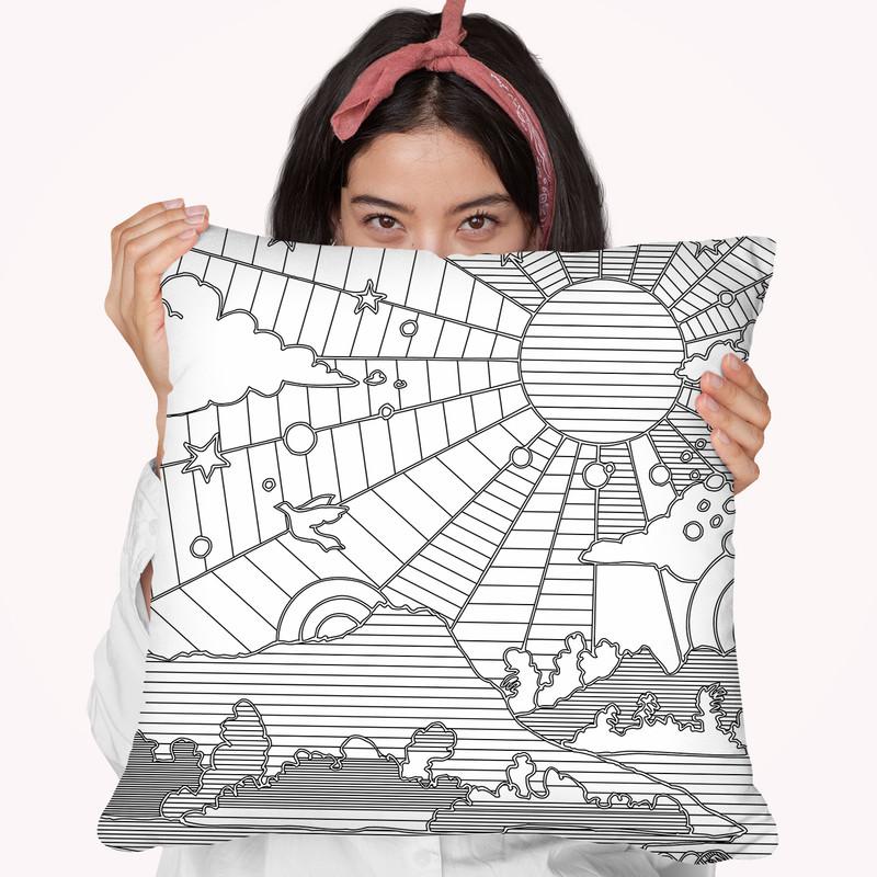 Diamond Head Throw Pillow By Howie Green - All About Vibe