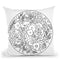 Flower Circle Throw Pillow By Howie Green - All About Vibe