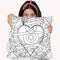 Heart Ribbons Throw Pillow By Howie Green - All About Vibe