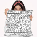 School Courses Throw Pillow By Howie Green - All About Vibe