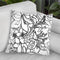 Kville Flowers 8 Throw Pillow By Howie Green - All About Vibe