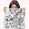 Kville Flowers 8 Throw Pillow By Howie Green - All About Vibe