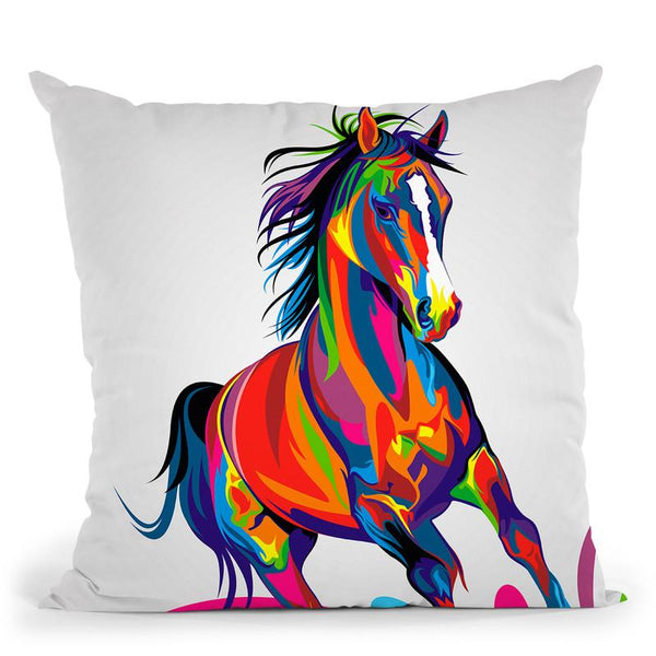 Horse Throw Pillow By Bob Weer - All About Vibe