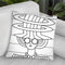 Lady Rainbow Hat Throw Pillow By Howie Green - All About Vibe