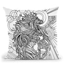 Mustang Throw Pillow By Howie Green - All About Vibe