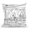 Nighthawks Throw Pillow By Howie Green - All About Vibe