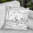 Nighthawks Throw Pillow By Howie Green - All About Vibe