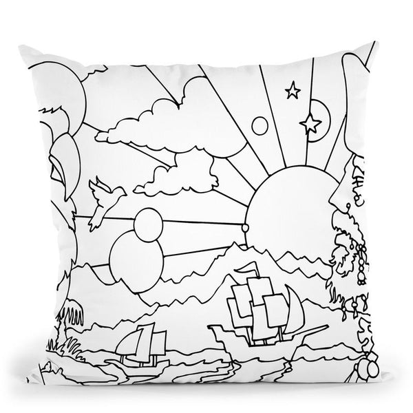 Pirates Throw Pillow By Howie Green - All About Vibe