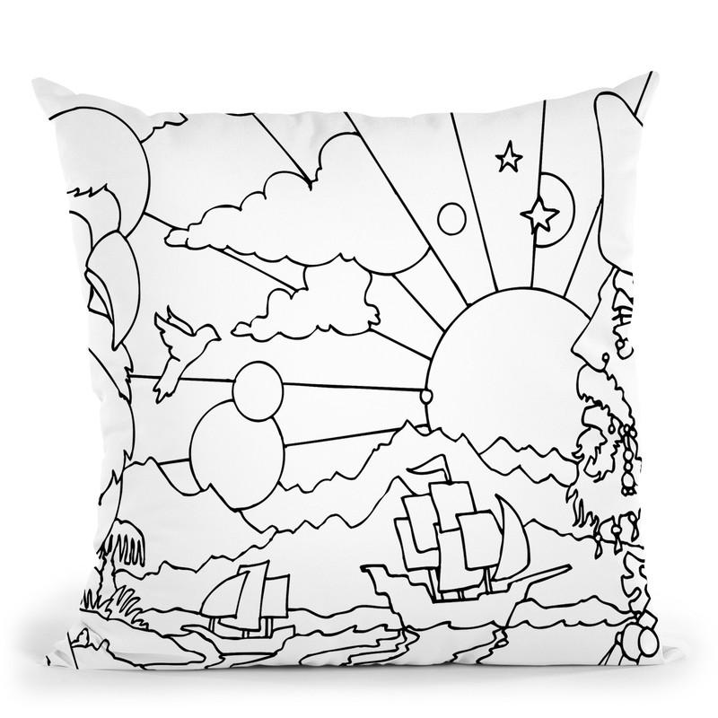 Pirates Throw Pillow By Howie Green - All About Vibe
