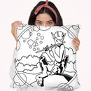 Pop-Art-Pan-Circle Throw Pillow By Howie Green - All About Vibe