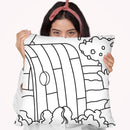 Rainbow Tunnel Throw Pillow By Howie Green - All About Vibe