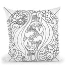 Salamanders Throw Pillow By Howie Green - All About Vibe