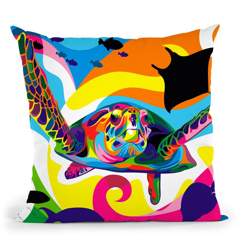 Underwater Throw Pillow By Bob Weer - All About Vibe