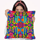 Cosmic Bang B Throw Pillow By Howie Green - All About Vibe