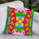 Cosmic Red Ribbon 4 Throw Pillow By Howie Green - All About Vibe