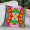 Cosmic Red Ribbon 4 Throw Pillow By Howie Green - All About Vibe
