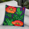 Hollyhocks 316 Throw Pillow By Howie Green - All About Vibe