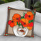 Poppy Bowl Throw Pillow By Howie Green - All About Vibe