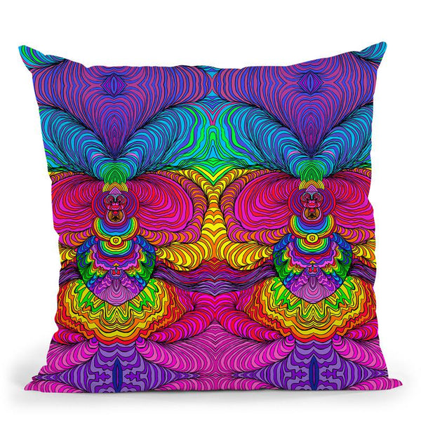 Swirls 316 A Throw Pillow By Howie Green - All About Vibe