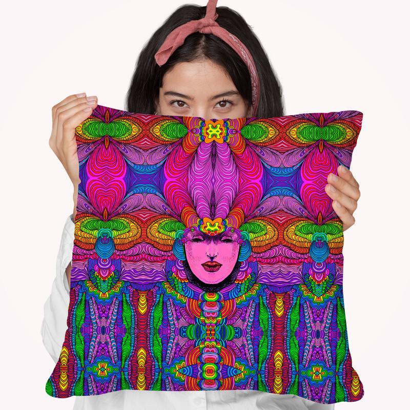 Venus 316 B Throw Pillow By Howie Green - All About Vibe
