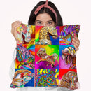 Carousel Ponies Throw Pillow By Howie Green - All About Vibe