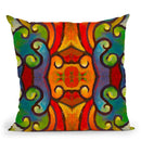 Pop Art Swirls Throw Pillow By Howie Green - All About Vibe