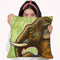 Elephant Pop Profile Throw Pillow By Howie Green - All About Vibe