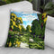 Pop London Landscape Gardens Throw Pillow By Howie Green - All About Vibe