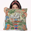 Asian Crane Throw Pillow By Howie Green - All About Vibe