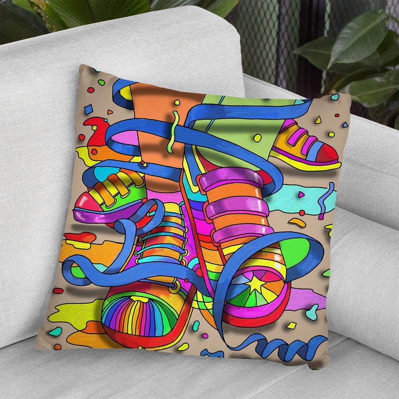 Footloose Throw Pillow By Howie Green - All About Vibe