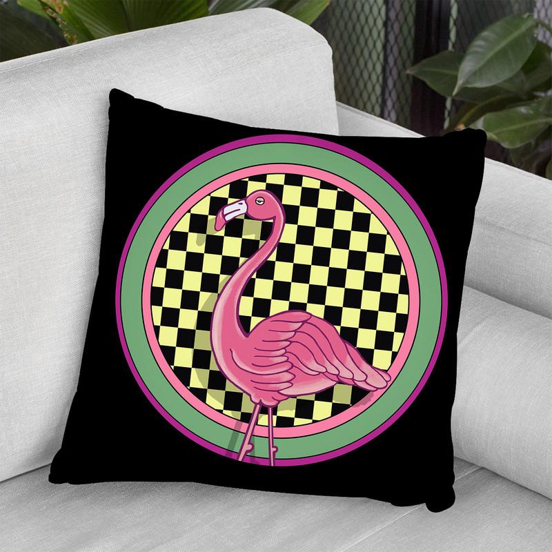 Pop Art Flamingo Throw Pillow By Howie Green - All About Vibe