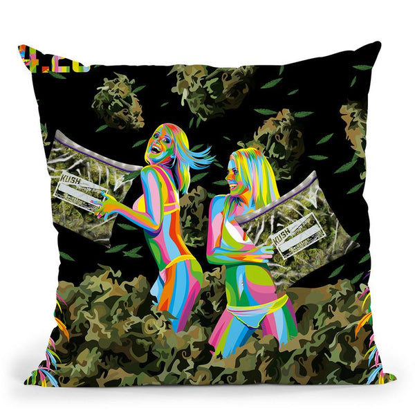  Fight Throw Pillow By Bob Weer - All About Vibe