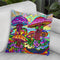 Pop-Art-Mushrooms Throw Pillow By Howie Green - All About Vibe