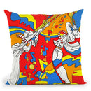 Horn Duo Throw Pillow By Howie Green - All About Vibe