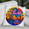 Mambo Circle Throw Pillow By Howie Green - All About Vibe