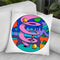 Pink Ramp Circle Throw Pillow By Howie Green - All About Vibe