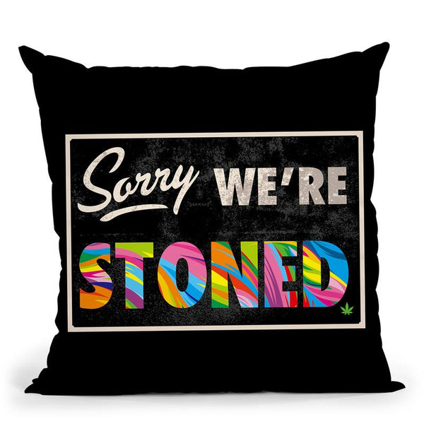Sorry 1 Throw Pillow By Bob Weer - All About Vibe