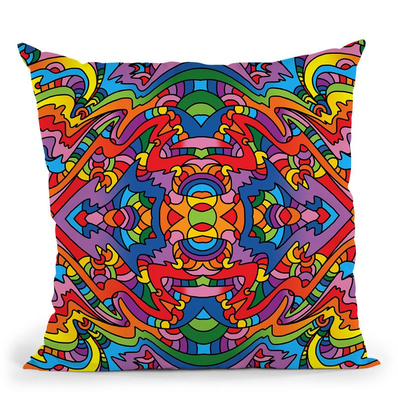 Pop Art Mambo 916 Throw Pillow By Howie Green - All About Vibe