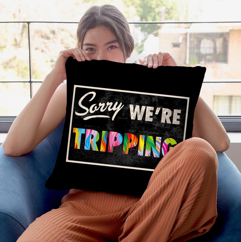 Sorry 2 Throw Pillow By Bob Weer - All About Vibe