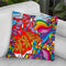 Rainbow Queen Throw Pillow By Howie Green - All About Vibe
