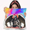 Pop-Art-Angel-Warrior Throw Pillow By Howie Green - All About Vibe
