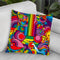 Pop-Art-Guitar-916 Throw Pillow By Howie Green - All About Vibe
