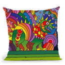 Pop-Art-Phinn-Monster Throw Pillow By Howie Green - All About Vibe