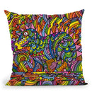 Pop-Art-Shane-Monster Throw Pillow By Howie Green - All About Vibe
