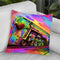 Pop-Art-Train Throw Pillow By Howie Green - All About Vibe